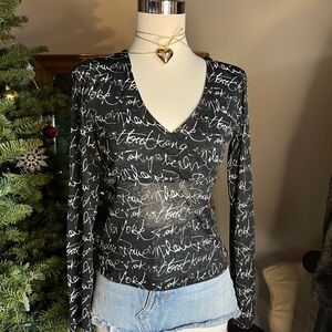 Stylish Black and White Women's Top